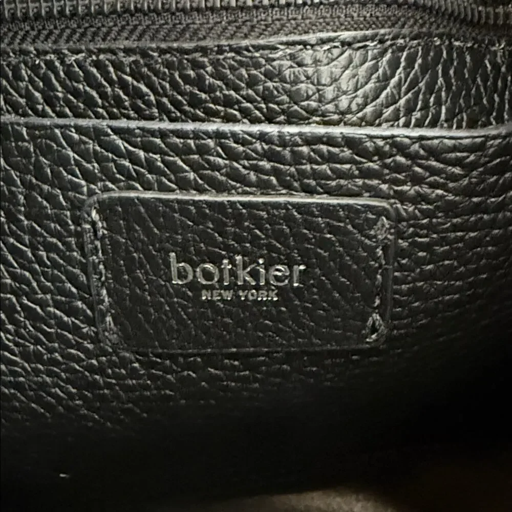Botkier Soho Black Pebbled Leather Tote Bag